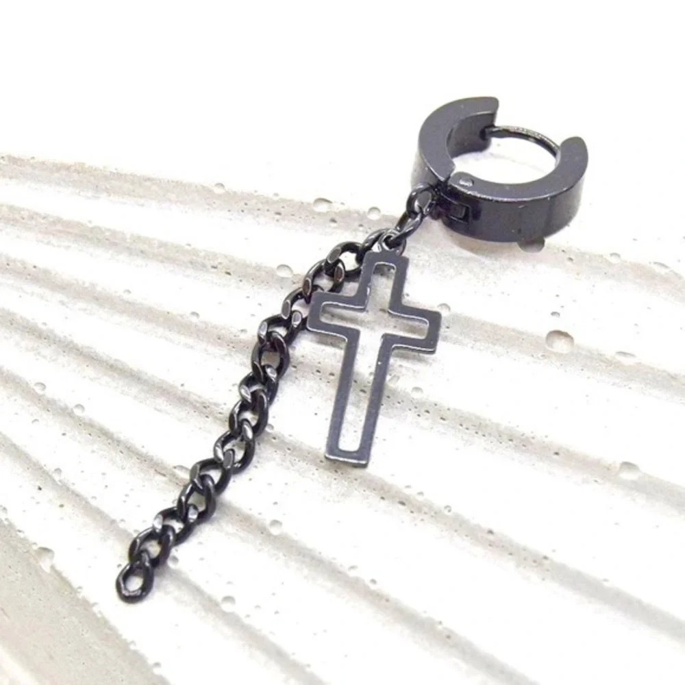 Single Chain Drop Hoop - Picture 1 of 3